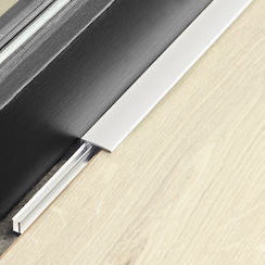 Profilo in alluminio - END  ALU SILVER - BERRYALLOC - a sezione simmetrica / per pavimento