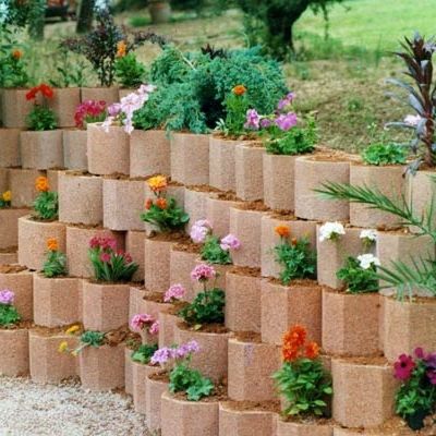 Blocco di calcestruzzo forato - BETOJARD ® - BETOCONCEPT - per recinzione / per muro di contenimento / acustico
