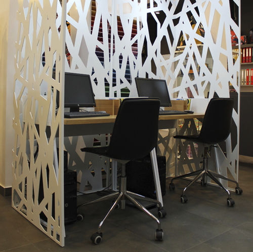 Paravento contemporaneo - BPLAN - in metallo / per ufficio / per open space