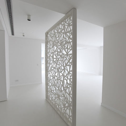 Paravento contemporaneo - BPLAN - in metallo / contract / su misura
