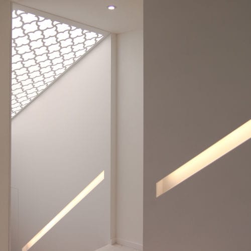Controsoffitto in metallo - BPLAN - in pannelli / perforato / decorativo