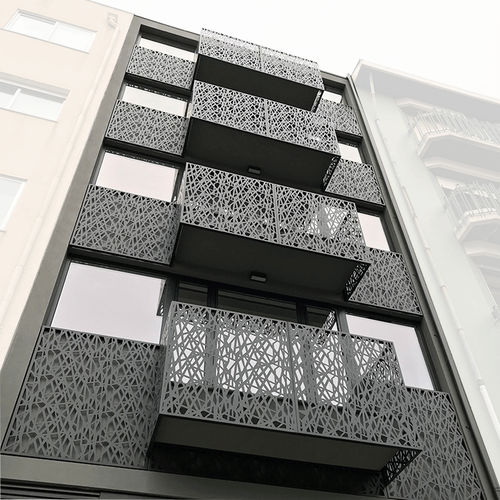 Pannello per facciata - BPLAN - di rivestimento / per balcone / in acciaio