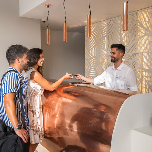 Pannello decorativo in metallo - BPLAN - per interni / perforato / personalizzato