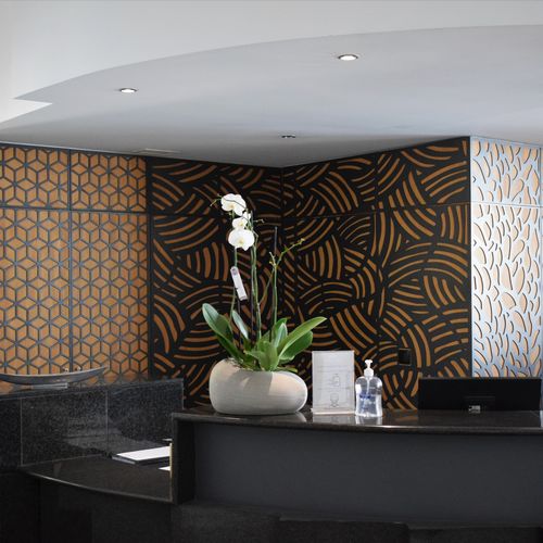 Pannello decorativo in acciaio inossidabile - BPLAN - in alluminio / in corten / da parete