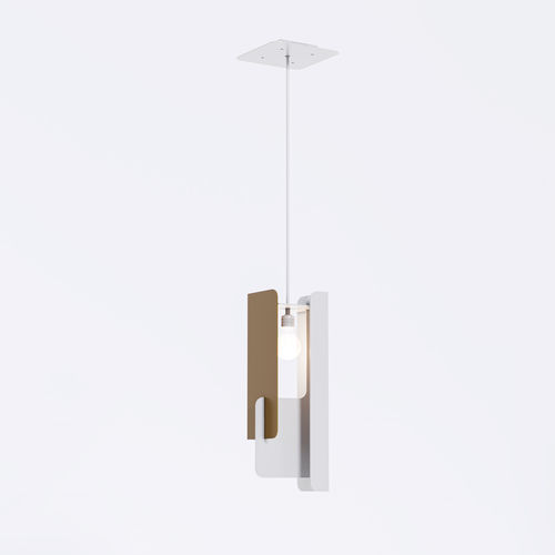 Lampada a sospensione - Bset - BPLAN - in alluminio laccato / design originale / con cavo