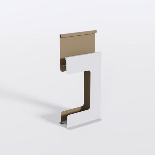 Portasalviette a 2 barre - Bset - BPLAN - a pavimento / in alluminio termolaccato / per hotel