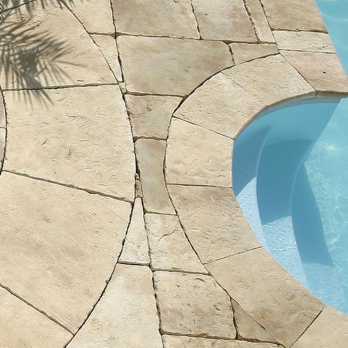 Bordo di piscina in pietra ricostituita - MANOIR - FABISTONE (GROUP RPI)