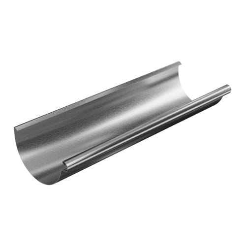 Grondaia in acciaio galvanizzato - RO120-L-RY300 - GALECO - semitonda