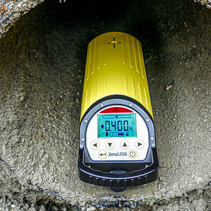 Laser per fognature compatto - ZETA 125 SERIES - GEOMAX - verticale