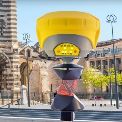 Ricevitore GNSS - X-POLE - GEOMAX - Bluetooth / per cantiere / compatto