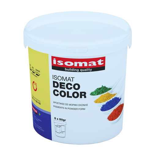 Additivo colorante - ISOMAT DECO COLOR - ISOMAT S.A. - per pavimento / per facciata / per muro