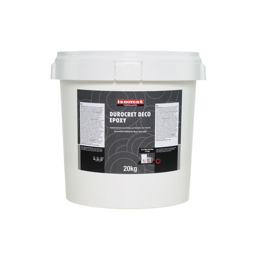 Intonaco decorativo - DUROCRET-DECO EPOXY - ISOMAT S.A. - da interno / da esterno / per muro