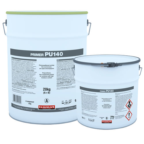 Primer per muratura - PRIMER-PU 140 - ISOMAT S.A. - per legno / per calcestruzzo / per metallo