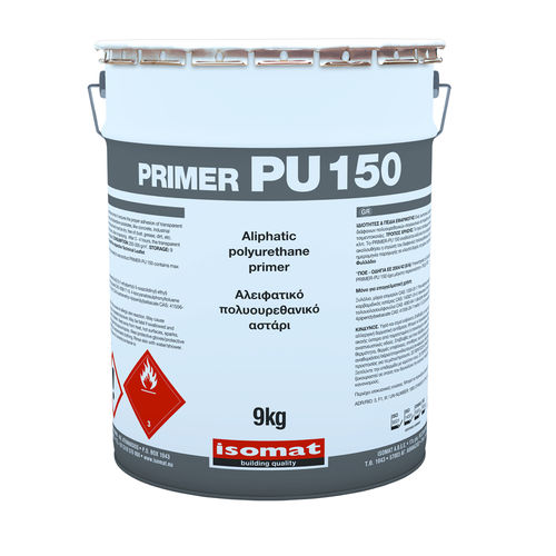 Primer per muratura - PRIMER-PU 150 - ISOMAT S.A. - per legno / per calcestruzzo / per cartongesso