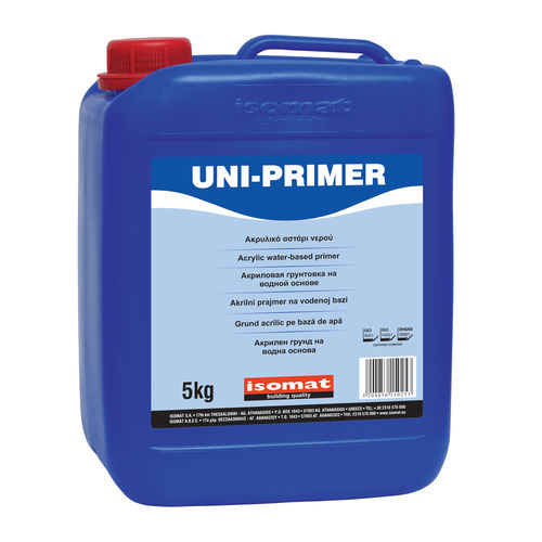 Primer per muratura - UNI-PRIMER - ISOMAT S.A. - per calcestruzzo / per cartongesso / per cemento