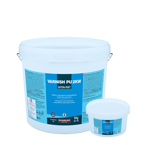 Vernice di protezione - VARNISH-PU 2KW - ISOMAT S.A. - decorativa / di finitura / di impermeabilizzazione