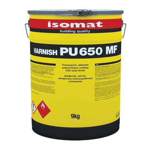Vernice di protezione - VARNISH-PU 650 MF - ISOMAT S.A. - di tenuta / in poliuretano / per legno