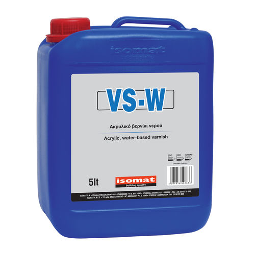 Vernice di protezione - VS-W - ISOMAT S.A. - decorativa / di finitura / di impermeabilizzazione