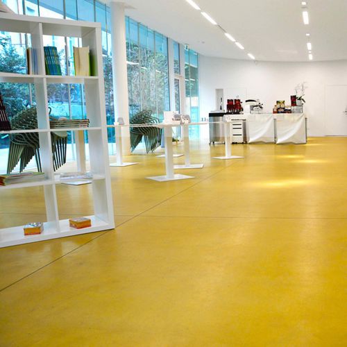 Pavimentazione in calcestruzzo - DECO NUVOLATO ISOPLAM® - ISOPLAM SRL - per esterni / da interno / per il settore terziario