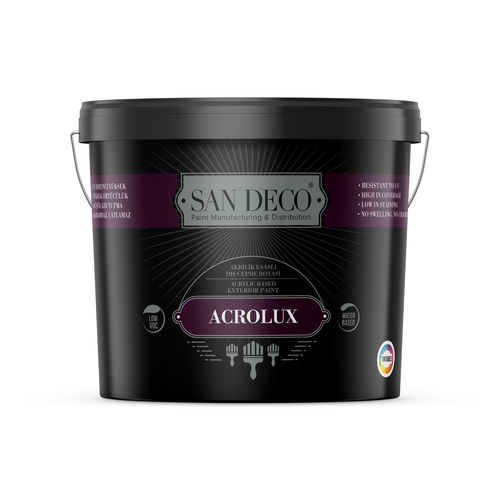 Pittura decorativa - ACROLUX - SAN DECO - di finitura / da esterno / per muro
