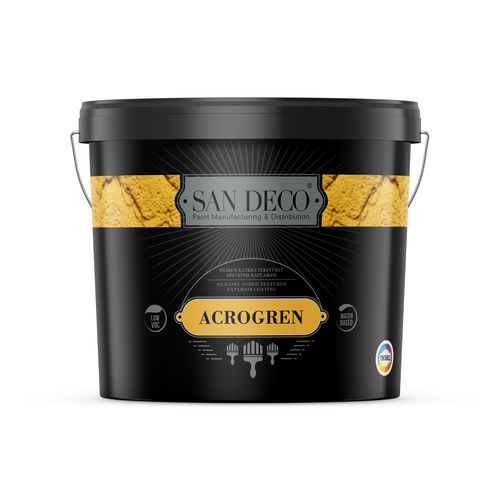 Intonaco decorativo - ACROGREN - SAN DECO - per esterni / per calcestruzzo / per facciata