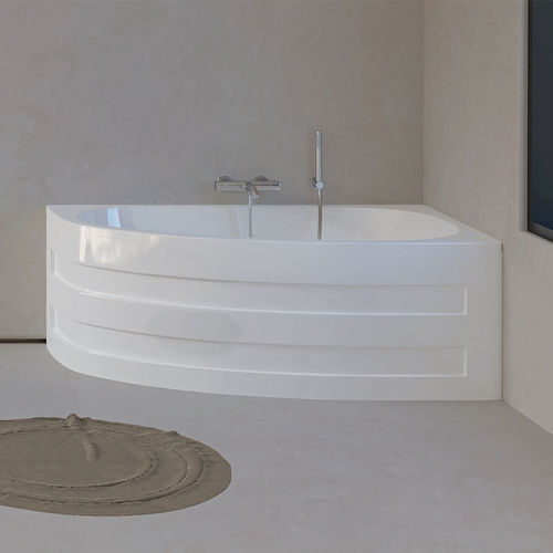 Vasca da bagno d'angolo - TRIPOLI - SANYCCES - per ambiente abitativo / in resina / in fibra di vetro