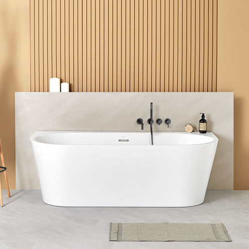 Vasca da bagno ad isola - TORINO MURO - SANYCCES - ovale / per ambiente abitativo / in resina