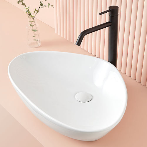 Lavabo da appoggio - BERGAMO - SANYCCES - in ceramica / organico / senza foro