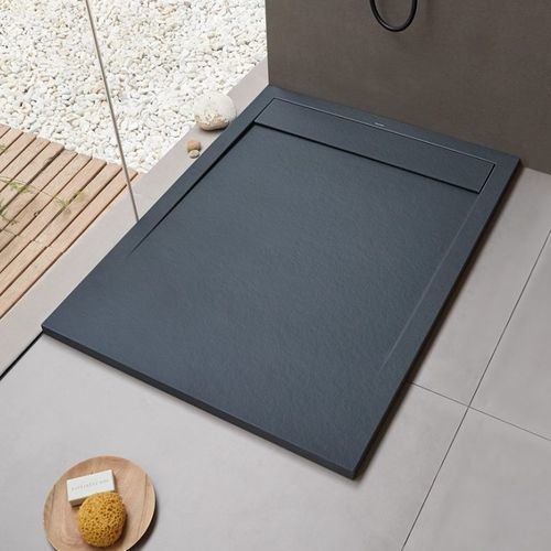 Piatto doccia rettangolare - CLEVER - SANYCCES - da appoggio / in resina / antiscivolo