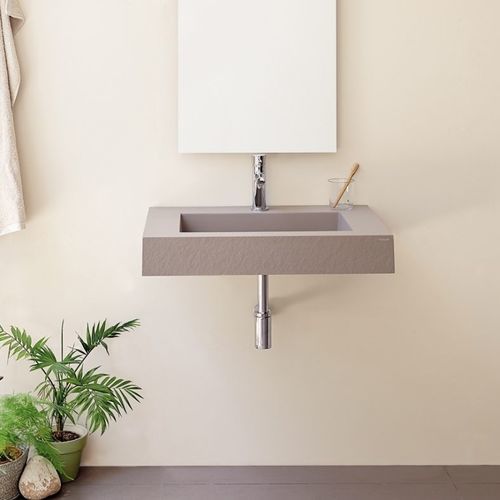 Lavabo sospeso - CLEVER - SANYCCES - in composito / su misura / rettangolare