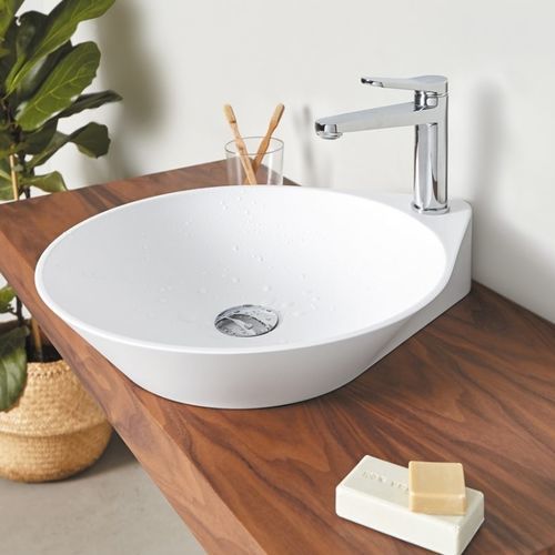 Lavabo da appoggio - NADIR - SANYCCES - in composito / su misura / rotondo