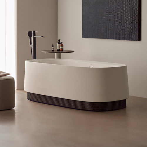 Vasca da bagno ovale - OASIS - SANYCCES - ad isola / per ambiente abitativo / in composito