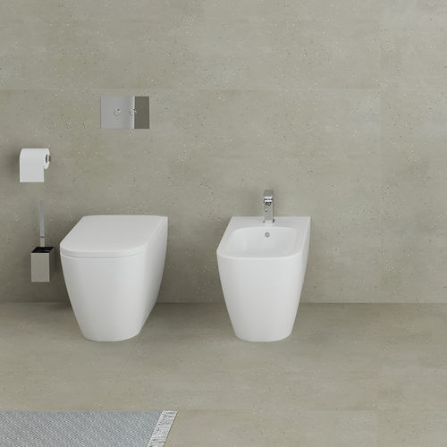 WC da appoggio - QUARC - SANYCCES - in ceramica / per uso residenziale / contract