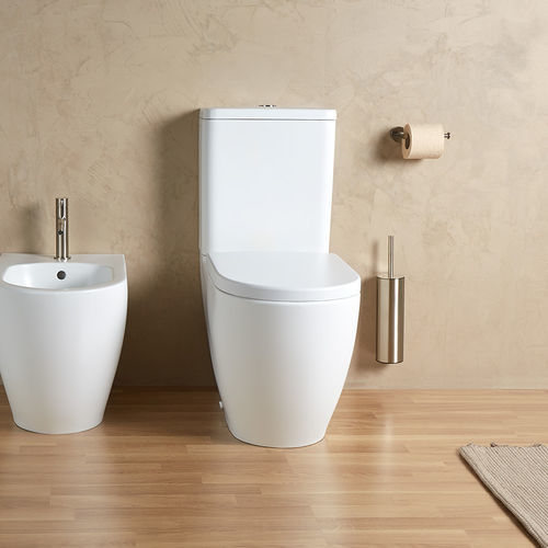 WC monoblocco - ARC - SANYCCES - in ceramica / per uso residenziale / ovale