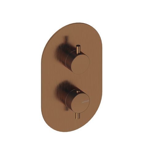 Miscelatore da doccia - LOOP K - SANYCCES - da parete / termostatico / in ottone