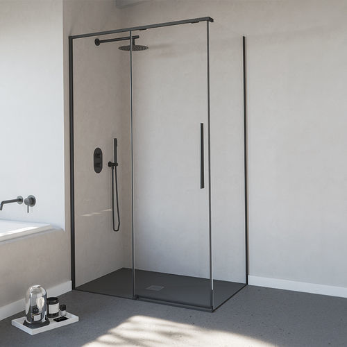 Box doccia in vetro - SLIM - SANYCCES - in vetro temprato / con porta scorrevole / in altezza