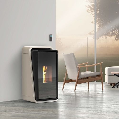 Stufa a pellet - NUA - UNICAL AG S.p.A. - 0 - 5 kW / 10 kW...20 kW / da appoggio