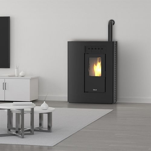Stufa a pellet - EBA 11C - UNICAL AG S.p.A. - 10 kW...20 kW / da appoggio / contemporanea