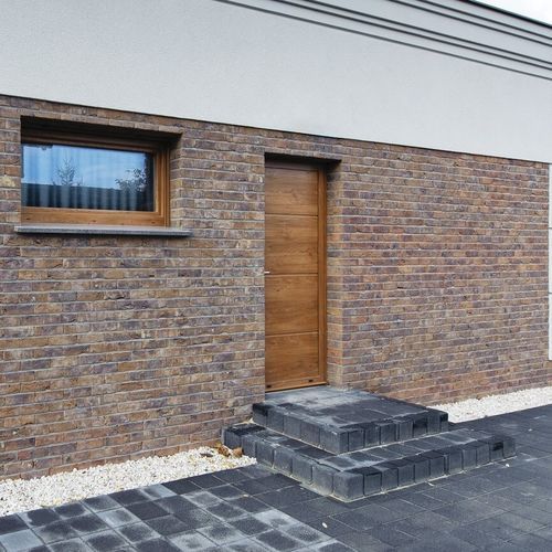 Porta di servizio - SIDE - WISNIOWSKI - in alluminio / battente / contemporanea