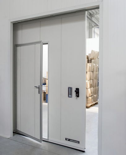Porta industriale scorrevole - SlidePro - WISNIOWSKI - in alluminio / automatica / di sicurezza