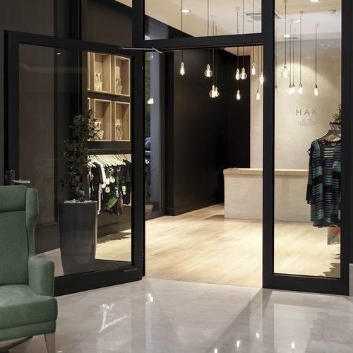 Porta da interno - JANSEN ECONOMY 50 - WISNIOWSKI - in acciaio / battente / contemporanea