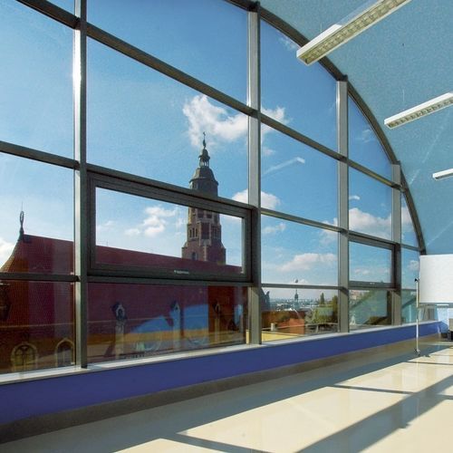 Facciata continua a montanti e traversi - JANSEN VISS TV - WISNIOWSKI - in vetro / in alluminio / in acciaio