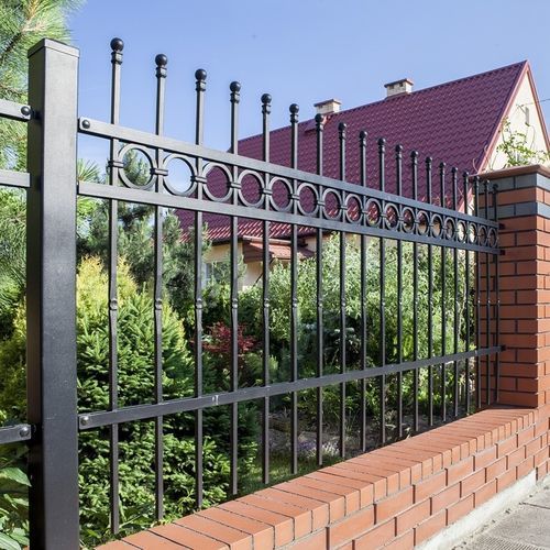 Recinzione a sbarre - LUX - WISNIOWSKI - da giardino / in acciaio galvanizzato / classica