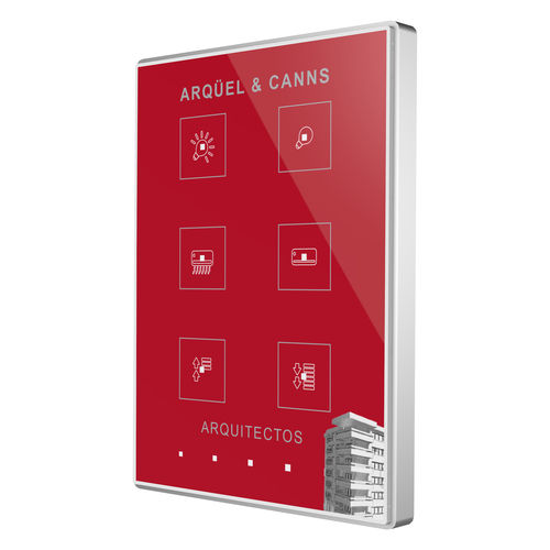 Touch screen per sistema domotico multifunzione - TOUCH-MYDESIGN PLUS - ZENNIO AVANCE Y TECNOLOGIA - a muro