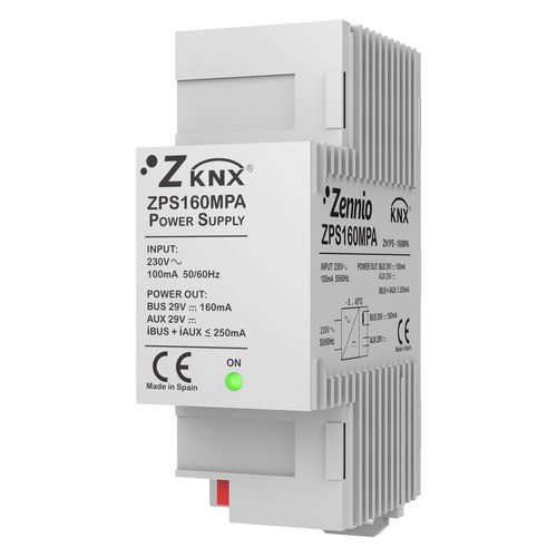 Alimentazione elettrica su guida DIN - ZPS160MPA - ZENNIO AVANCE Y TECNOLOGIA