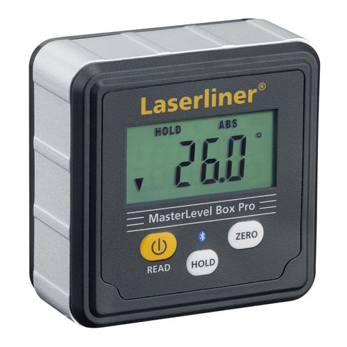 Livello a bolla d'aria - MASTERLEVEL BOX PRO - LASERLINER - compatto / digitale / elettronico