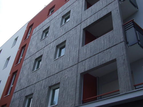 Facciata continua in pannelli - LG BETON - in cemento armato