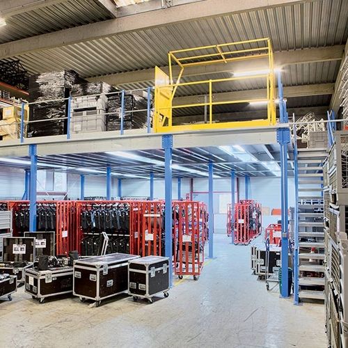 Soppalco in acciaio - MEZZAMAN STOCK - MANORGA - per uso industriale / per stoccaggio / per negozio