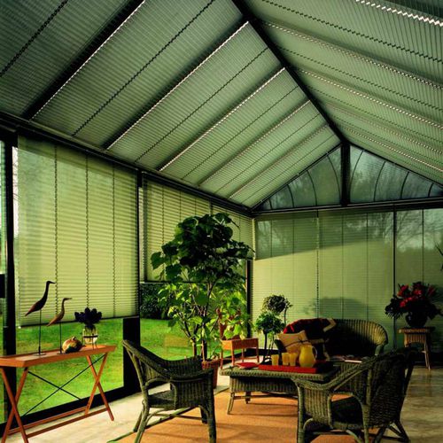 Tenda avvolgibile plissettata - PLISSE TOITURE - MARITON - per veranda / per tetto / per tetto vetrato