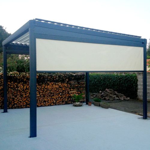 Tenda avvolgibile a rullo - ROLLOZIP - MARITON - in tela / da esterno / contract
